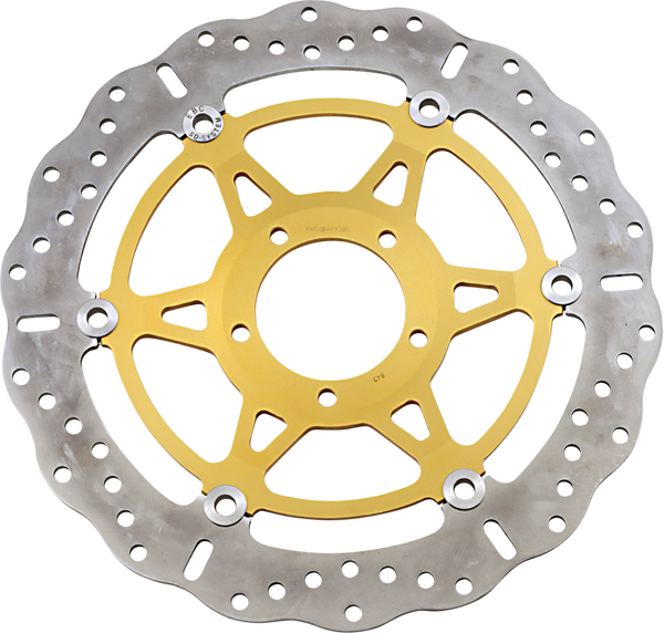 Pro-lite Xc Contour Brake Rotor Aluminum, Gold, Silver, 3, nordicamoto.ro