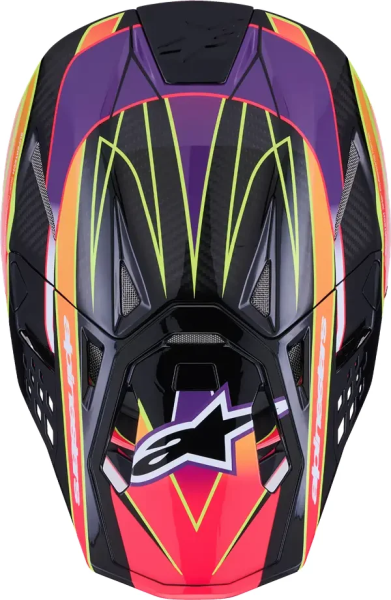 Alpinestars Supertech M10 Era MIPS® sisak, rózsaszín/lila/sárga, 7, nordicamoto.ro