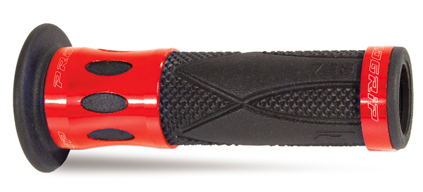 Double Density Grip Anodized, Black, Red, 1, nordicamoto.ro