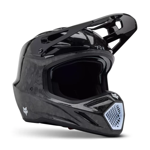 Fox V3 RS Carbon Solid Black S sisak, 1, nordicamoto.ro