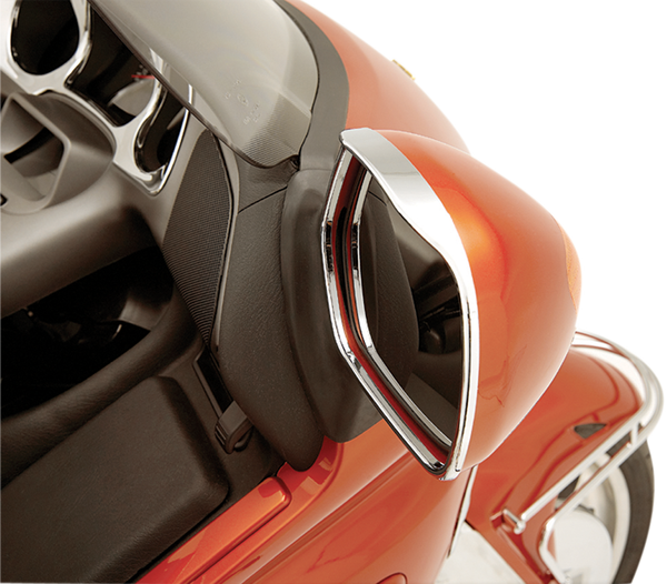 Visored Mirror Trim Chrome, 1, nordicamoto.ro