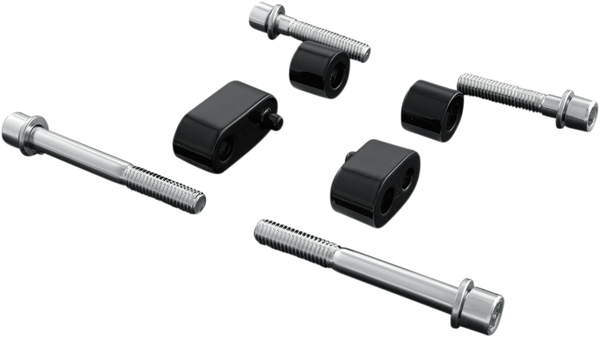 Driver Floorboard Spacers Black, 1, nordicamoto.ro