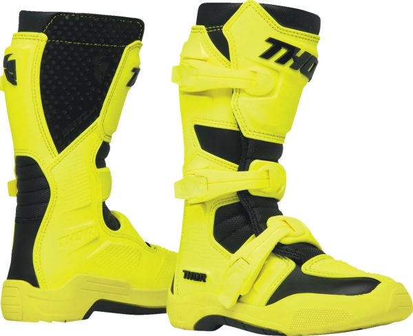 Thor Blitz XR sárga 4-es méretű gyermekcsizma, 1, nordicamoto.ro