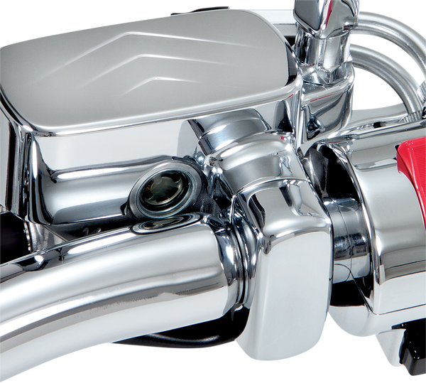 Brake Cylinder Face Clamps Chrome, 1, nordicamoto.ro