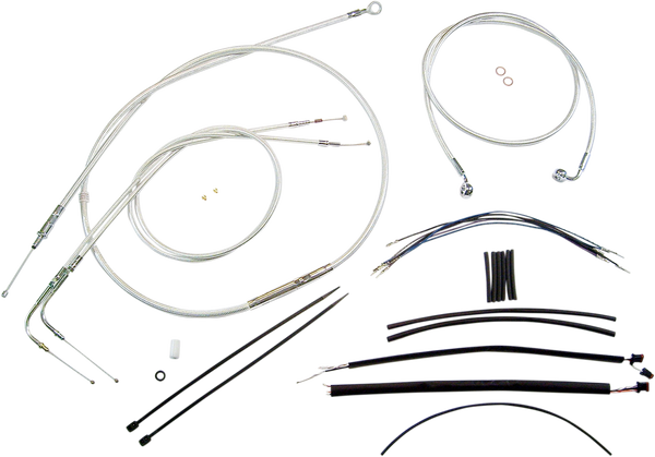 Sterling Chromite Ii® Designer Handlebar Installation Kit Silver, 2, nordicamoto.ro