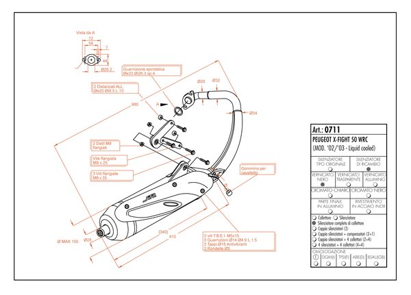 Sito Full-system Exhaust Black, 1, nordicamoto.ro