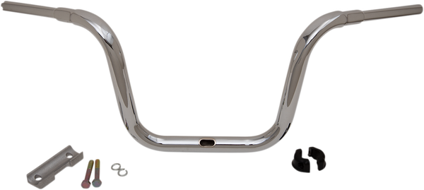 1-1/2(r) Grande Traditional Ape Hanger Handlebar Silver, 2, nordicamoto.ro