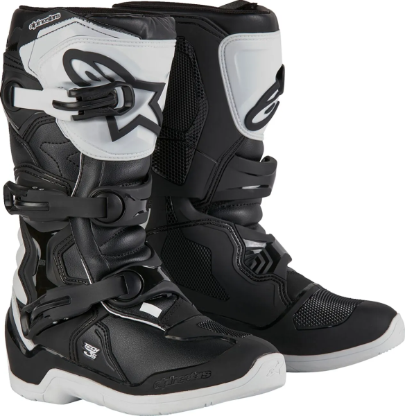 Alpinestars Tech 3s gyermekcsizma, fehér/fekete, 35,5, 1, nordicamoto.ro