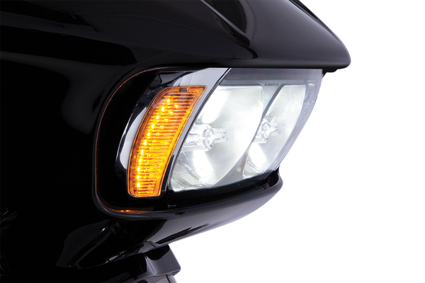 Fang® Headlight Bezels Chrome, 3, nordicamoto.ro