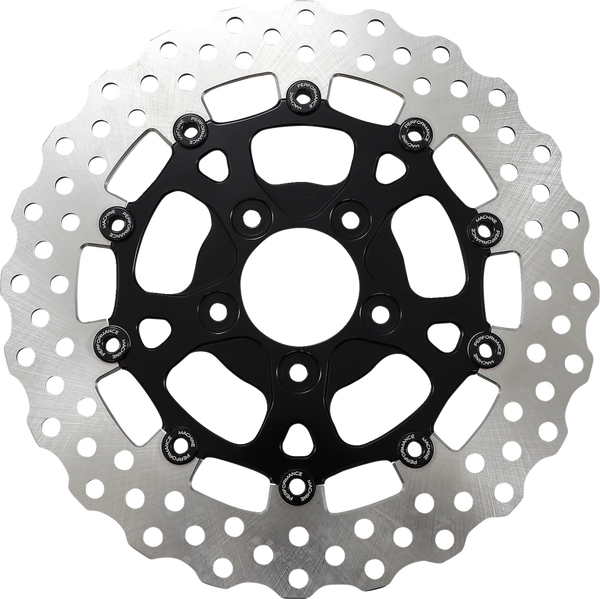 Two-piece Brake Rotor Black, 1, nordicamoto.ro