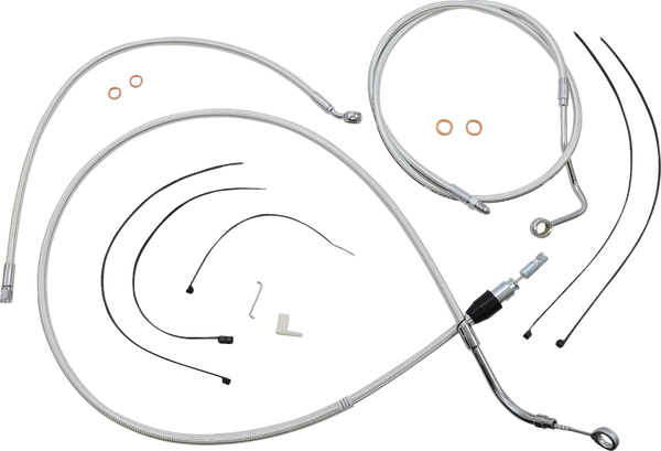 Sterling Chromite Ii® Designer Handlebar Installation Kit Silver, 2, nordicamoto.ro