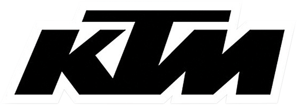 Die-cut Logo Decal Black, 2, nordicamoto.ro