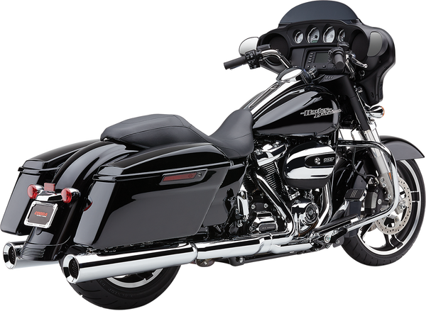 Powr-flo Slip-on Mufflers Chrome, 1, nordicamoto.ro