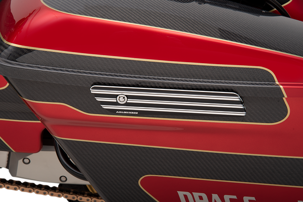 Ness-tech® Saddlebag 10-gauge Hinge Covers Black, 1, nordicamoto.ro