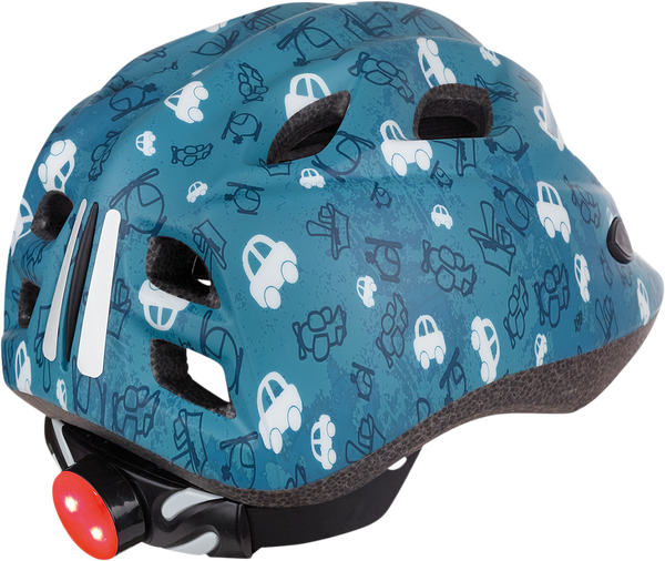 Xs Kids Premium W/led Bicycle Helmet Blue XS, 1, nordicamoto.ro