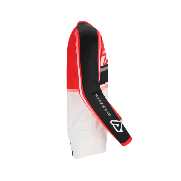 Acerbis Linear Lugo póló, fehér/piros, S-es méret, 4, nordicamoto.ro
