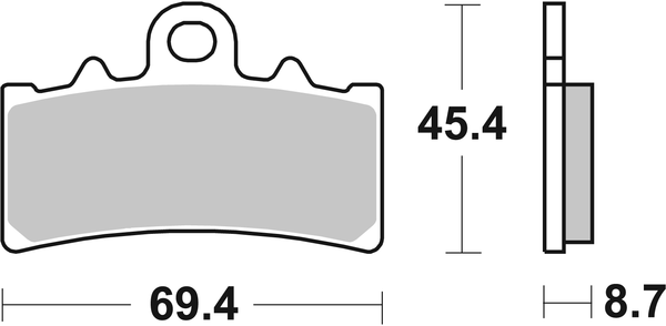 Ms Scooter Maxi Sintered Brake Pads, 1, nordicamoto.ro
