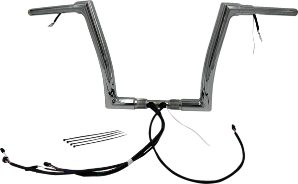 Plug & Play Ez Install 1-1/2(r) Flat Top Handlebar Kit Silver, 1, nordicamoto.ro