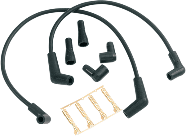 Universal Spark Plug Wire Kit Black, 1, nordicamoto.ro