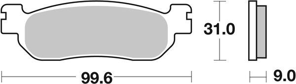 Ct Scooter Carbon Tech Organic Brake Pads, 2, nordicamoto.ro
