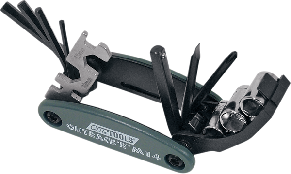 Outback'r M14 Folding Metric Multi-tool Set Black, 1, nordicamoto.ro