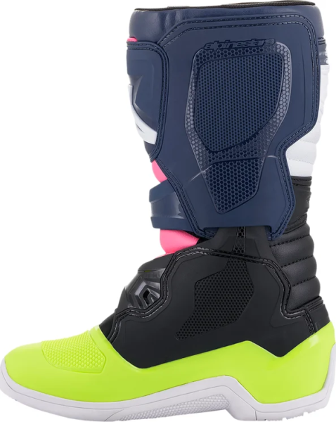 Cizme copii Alpinestars Tech 3S Black/Dark Blue/Pink Fluorescent 39,5, 7, nordicamoto.ro