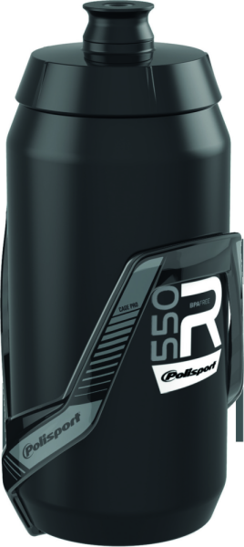 R550 Water Bottle+ Pro Evo Bottle Cage Black, 1, nordicamoto.ro