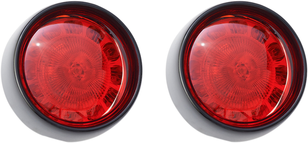 Probeam® Bullet Bezel Rear Led Turn Signal Inserts Black, 1, nordicamoto.ro