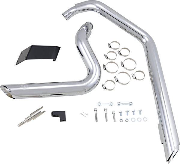 Shortshots Staggered Exhaust System Black, 3, nordicamoto.ro