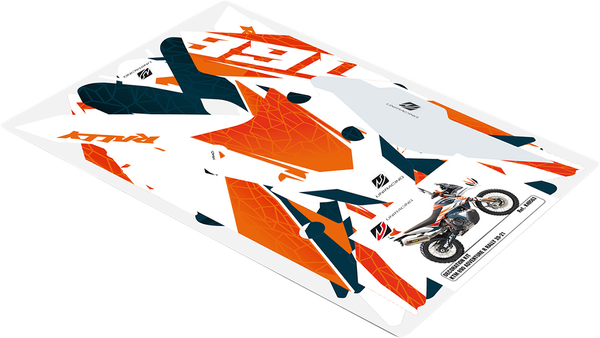 Decoration Kit Black, Orange, White, 1, nordicamoto.ro