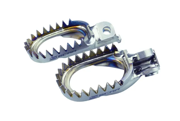 Anti Mud Titanium Footpeg, 1, nordicamoto.ro