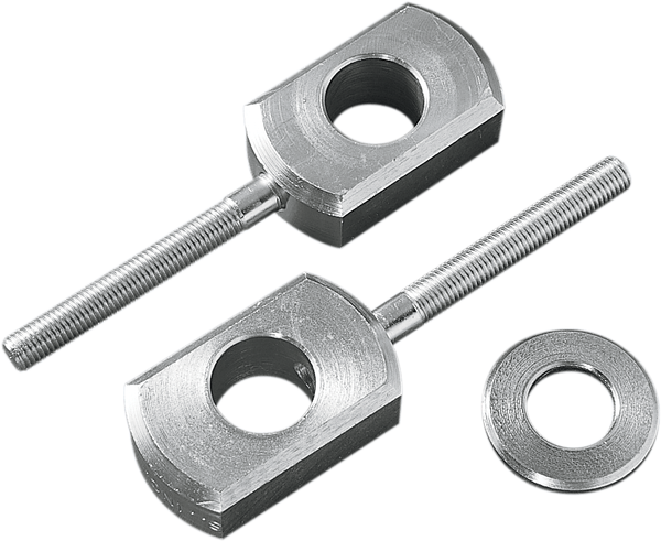 Rear Axle Block Adjuster Silver, 1, nordicamoto.ro