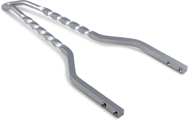 Twisted Sticks Sissy Bar Silver, 1, nordicamoto.ro