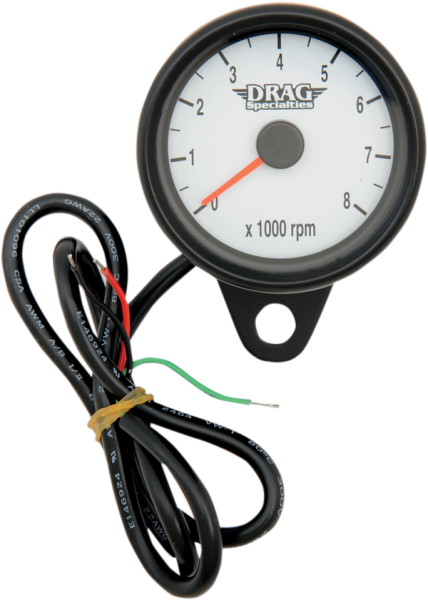 2.4(r) Mini Electronic Tachometer White, 1, nordicamoto.ro