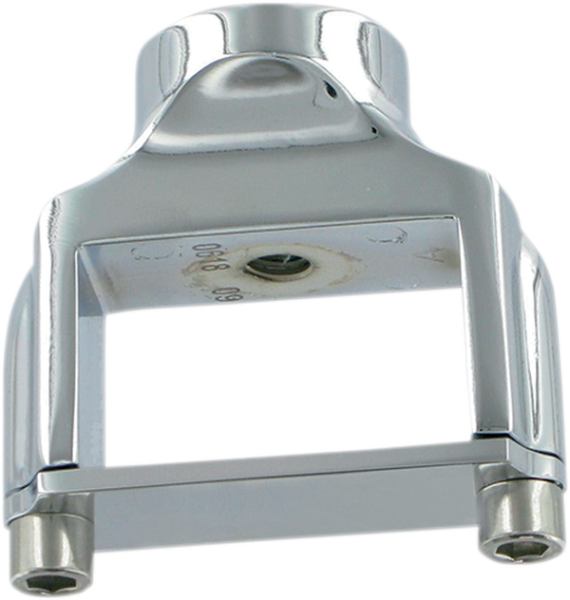Side-mount License Plate Mount Clamp Chrome, 1, nordicamoto.ro