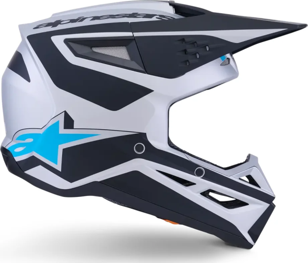 Alpinestars SM3 Heat ezüst színű sisak, 7, nordicamoto.ro