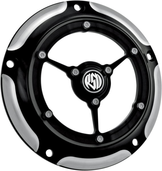 Clarity Derby Cover Black, Aluminum, 1, nordicamoto.ro