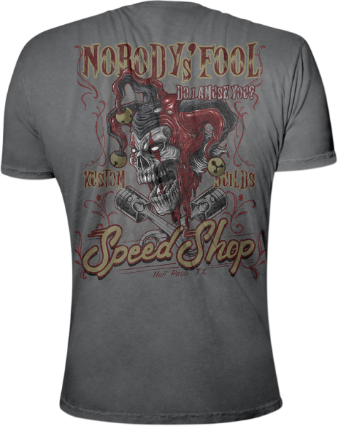 Nobody's Fool T- Shirt Gray M, 3, nordicamoto.ro