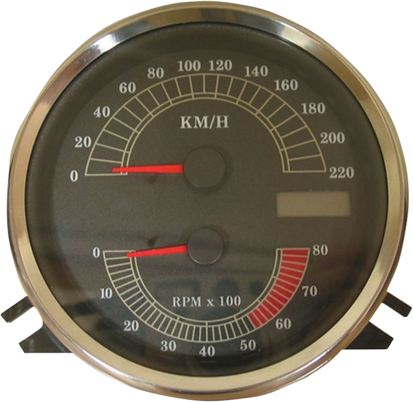 Electric Speedometer/tachometer Black, 1, nordicamoto.ro
