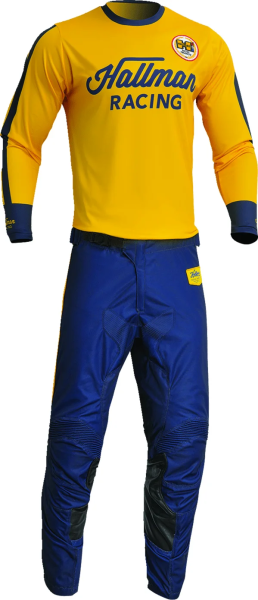 Tricou Thor Hallman Differ Roosted Navy/Yellow M, 7, nordicamoto.ro