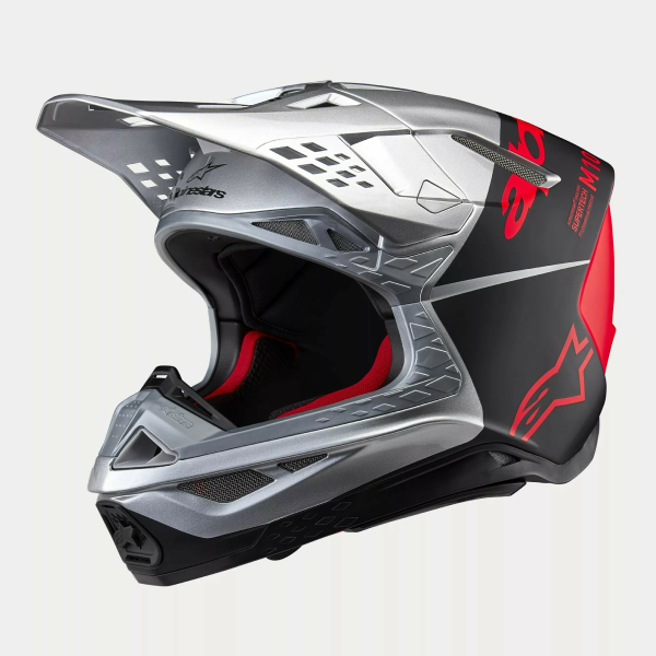 Alpinestars Supertech M10 sisak, fluoreszkáló narancssárga színben, L-es méretben, 7, nordicamoto.ro