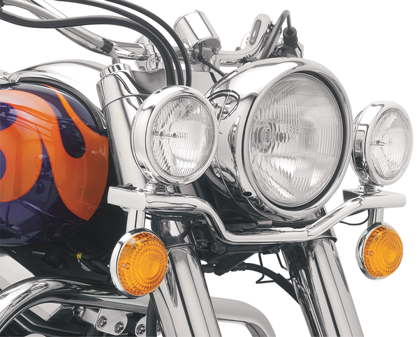 Lightbar With Spotlight Chrome, 3, nordicamoto.ro