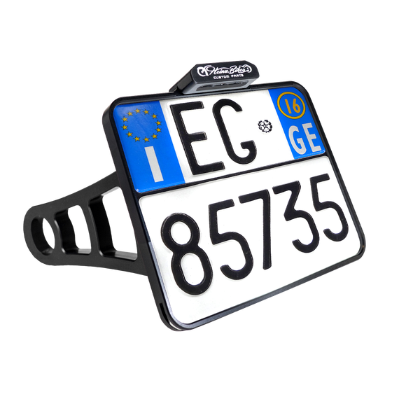 License Plate Side Mounts White, 2, nordicamoto.ro