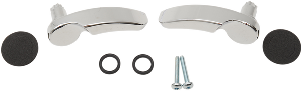 Replacement Saddlebag Lid Handle Kit Silver, 1, nordicamoto.ro