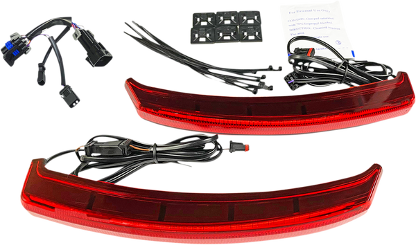 Led Saddlebag Lights Red, 2, nordicamoto.ro