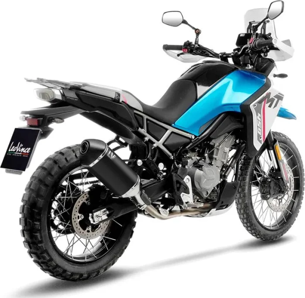 LeoVince LV-14 Black Edition Slip-On kipufogórendszer a CFMOTO 450MT-hez, 4, nordicamoto.ro