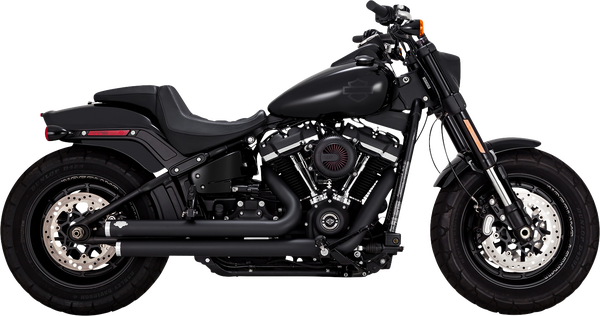 Big Shots Staggered 2-into-2 Exhaust System Black, 5, nordicamoto.ro