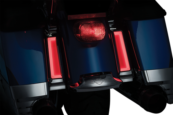 Tracer L.e.d. Inserts For Saddlebag Supports Red, 4, nordicamoto.ro