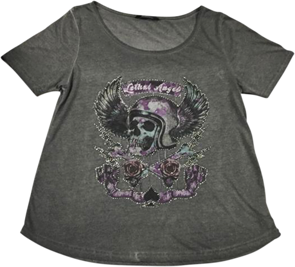 Tee Wmn Sinwheels Gry Lg Gray L +, 1, nordicamoto.ro