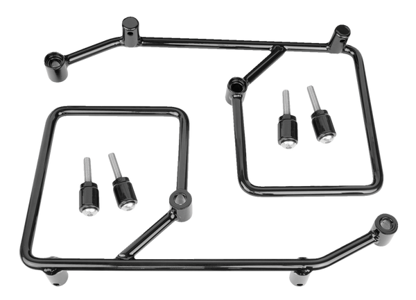 Voyager Saddlebag Mount Kit Black, 2, nordicamoto.ro